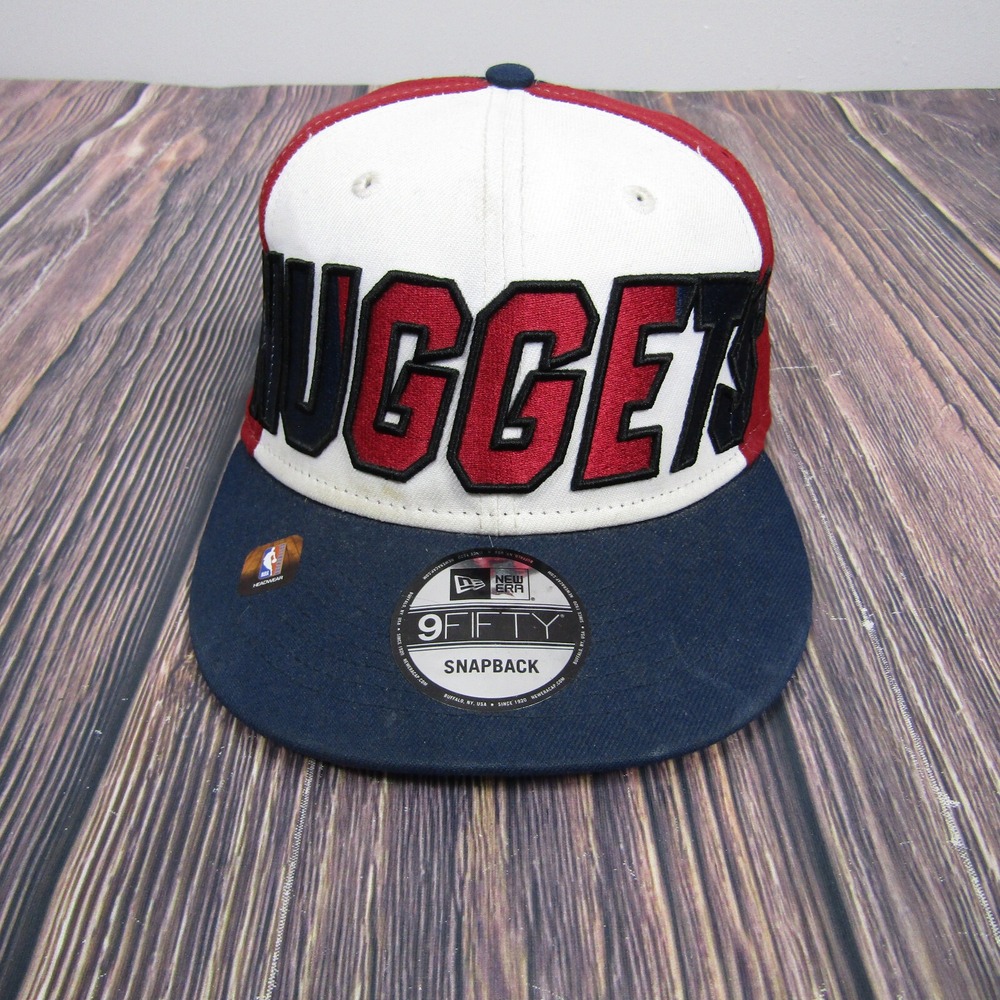 New‎ Era 9Fifty Denver Nuggets Snap Back Hat Spellout NBA Basketball